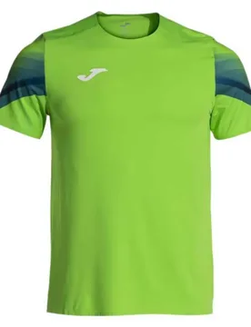 Maglietta A Maniche Corte Elite Xi Fluor Green / Navy 12-14 Anni - Joma - FashionsVida
