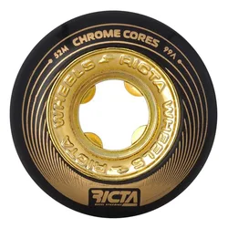 Roues De Skateboard Chrome Core Black Gold 52 mm/99A unisex