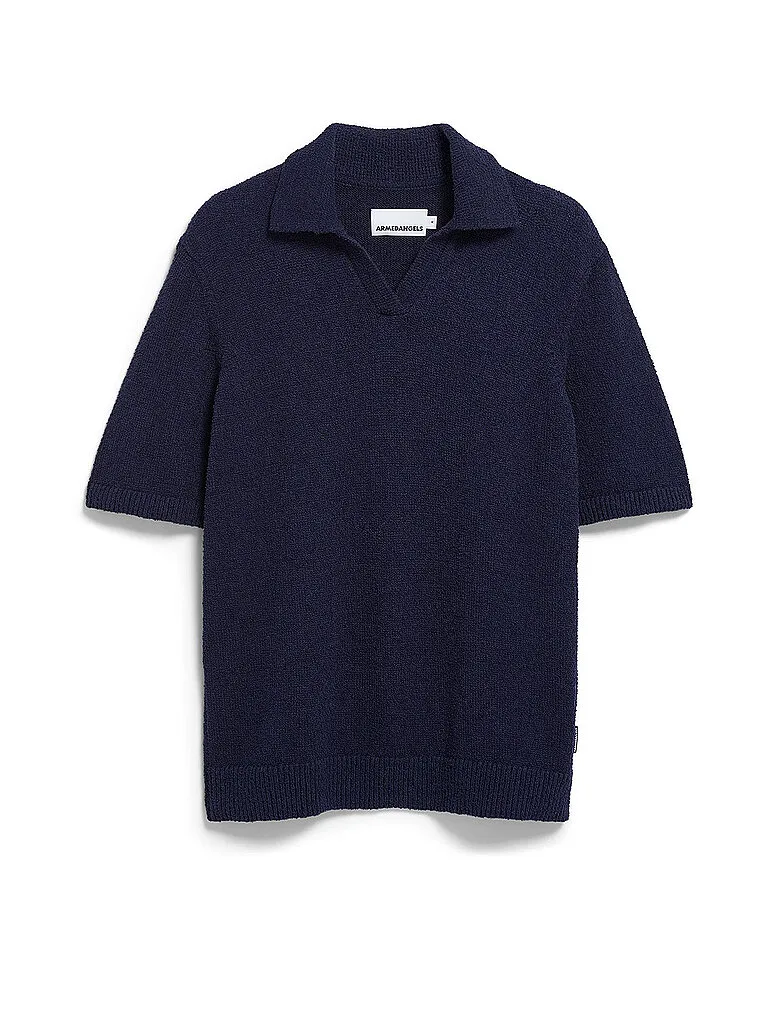 Poloshirt blau M Herren - Armedangels - FashionsVida
