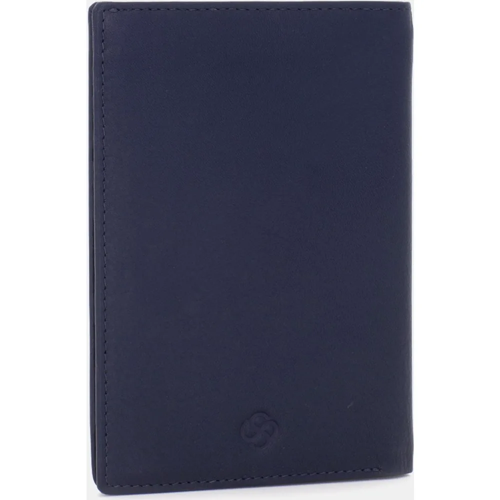 Cartera de hombre de piel para pasaporte - Scharlau - FashionsVida