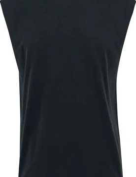 T-Shirt - Open Edge Sleeveless Tee - M bis 5XL - für Männer - Größe L - schwarz - Männer - male - Urban classics - FashionsVida