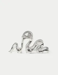 Silver Tone Wiggle Claw Silver female