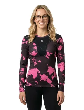 Corefusion Run Long Sleeve T-shirt Wolfpack / Black / Neo Pink Winter L Women - X-BIONIC - FashionsVida