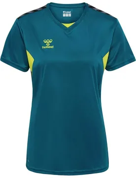 T-shirt à Manches Courtes Authentic Pl Blue Coral / Sulphur Spring XL - Hummel - FashionsVida