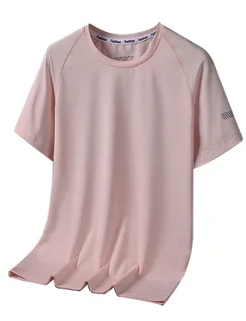 Camiseta deportiva de entrenamiento ligera de manga corta para mujer, para correr al aire libre en verano - Shein - FashionsVida