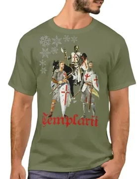 Templarii Trio. Knights Templar Graphic T-Shirt. Summer Cotton Short Sleeve O-Neck Mens T Shirt New S-3XL - Aliexpress - FashionsVida