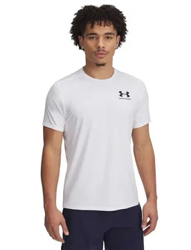 T-shirt à Manches Courtes Heatgear Fitted White / Black S - Under armour - FashionsVida