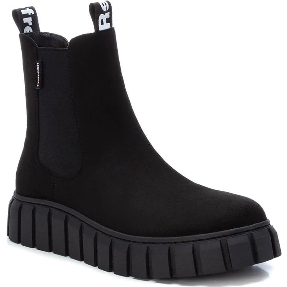 Botines de mujer chelsea de antelina - Refresh - FashionsVida
