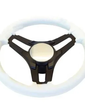 Selva Steering Wheel White 350 mm unisex - Goldenship - FashionsVida