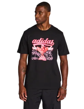 Graphics Herren T-Shirts - Schwarz - Größe M Black M - Adidas - FashionsVida