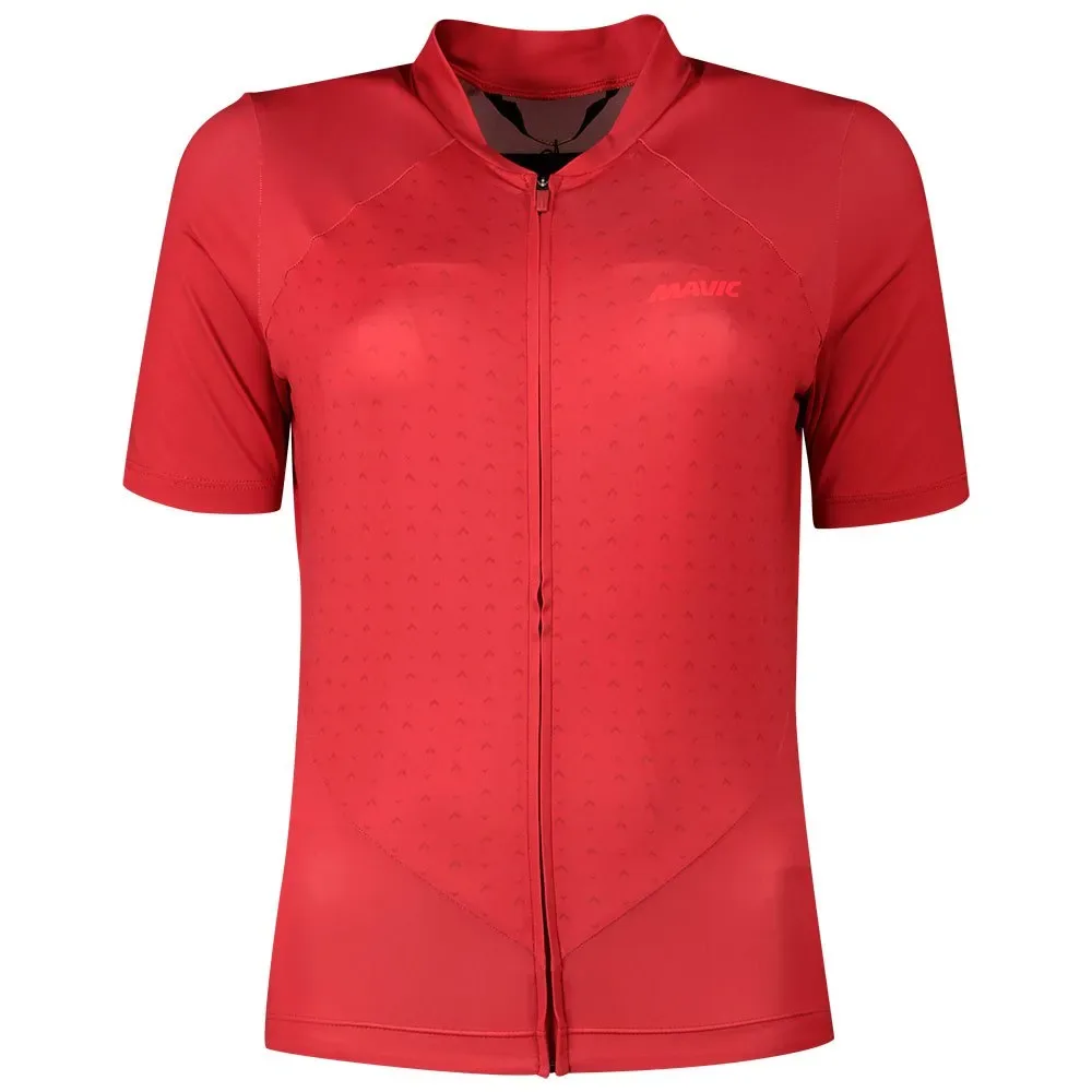 Maglia A Maniche Corte Sequence Deep Claret - Mavic - FashionsVida