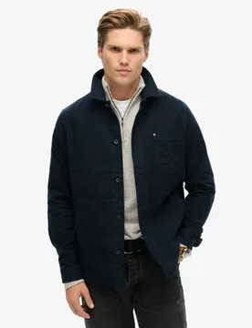 Superdry Herren The Merchant Store Moleskin-hemdjacke Marineblau - Größe: Xxl - 99.99 - FashionsVida