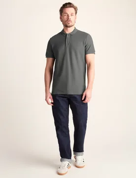 Varris Mens 100% Cotton Supersoft Polo Shirt - Deep Slate - Grey - Size 3xl - TOG24 - FashionsVida