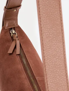 Bolso de hombro 100% piel con asa regulable - Nice Things - FashionsVida