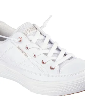 Arch Fit Arcade - Meet Ya There Textile Womens White Trainers - Size Uk 5 - Skechers - FashionsVida
