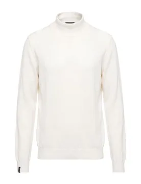 Rollkragenpullover Herren Cremeweiß 48,50,52,54 Herren - AROVESCIO - FashionsVida