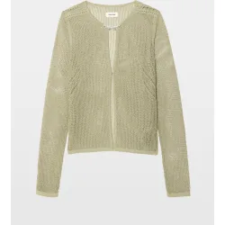 Zadig & Voltaire - Cárdigan de mujer de algodón con manga larga y lurex