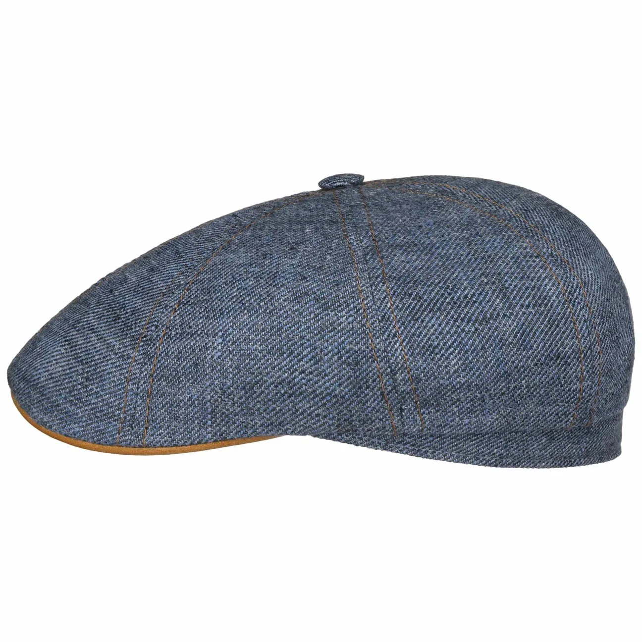 Kelvey Flat Cap by - denim - Female - Size: 63 cm - Stetson - FashionsVida