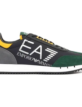 Ea7 Sneaker 7x00051_af18609 Black / Cilantro / Smoke EU 36 - Emporio armani - FashionsVida