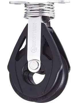 Stand Up Block Single Pulley 40 Mm Black One Size unisex - Tersma - FashionsVida