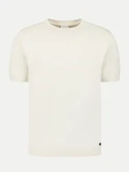 No Excess Strick-T-Shirt Weiß XL