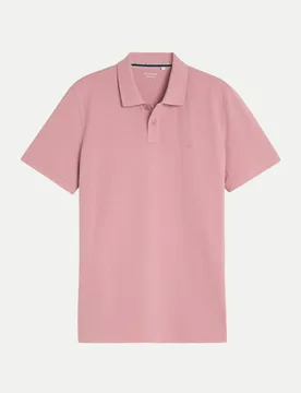 Basic Poloshirt Rosa 3XL - Tom Tailor Casual - FashionsVida