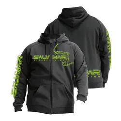 Logo Full Zip Sweatshirt Black M Men