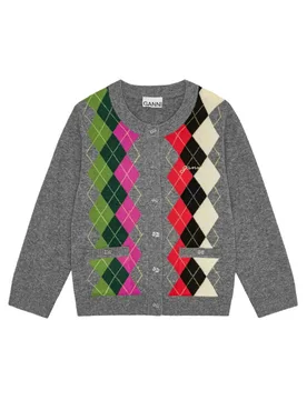 GANNI Maglie Grey - Ganni - FashionsVida