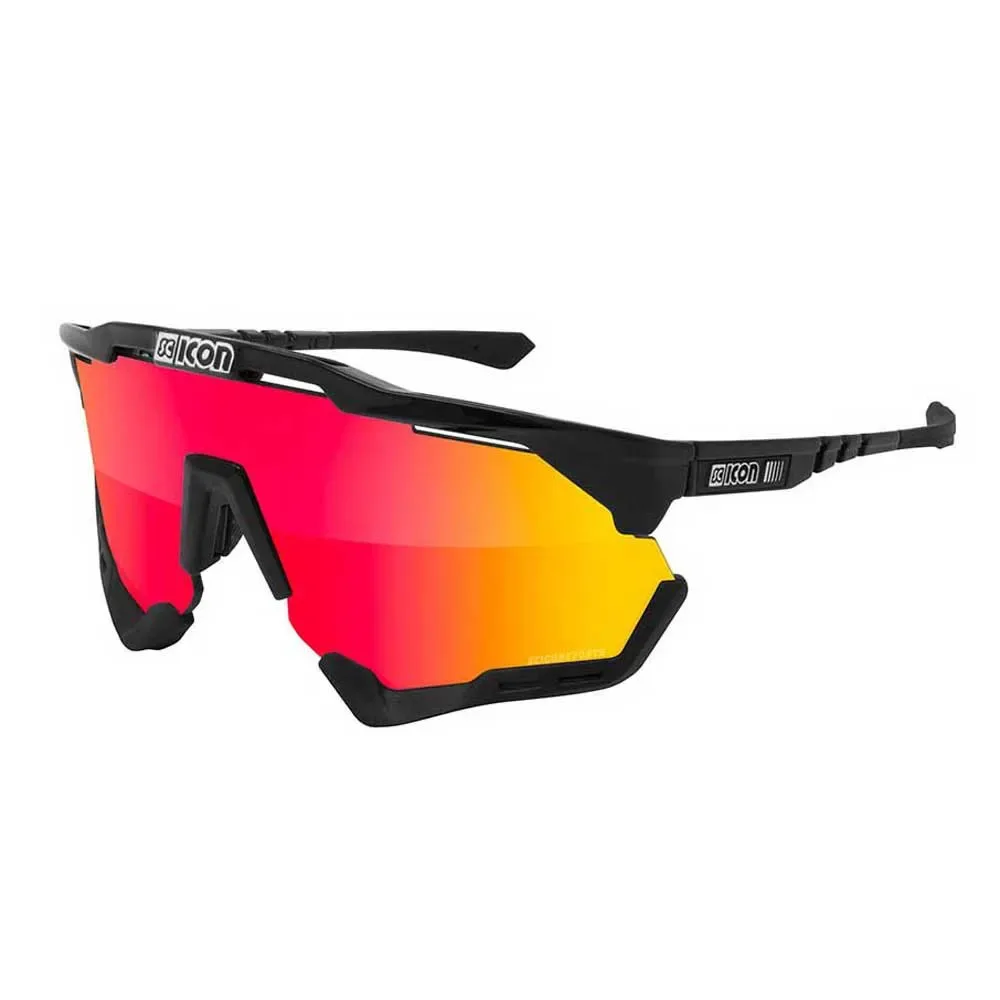 Occhiali Da Sole Aeroshade Xl Gloss Black - SCICON - FashionsVida
