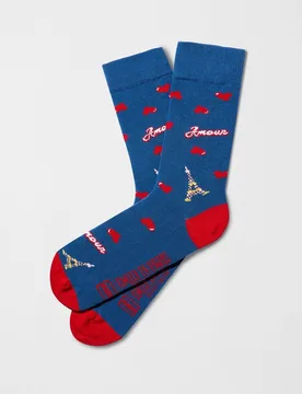 Calcetines de mujer de fantasía de Emily in Paris - Besocks - FashionsVida