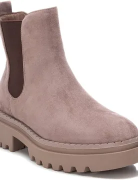 Botines de mujer chelsea de antelina - Refresh - FashionsVida