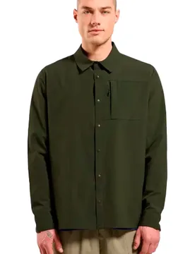 Essential camisa montaña manga larga hombre Verde (XXL) - Odlo - FashionsVida