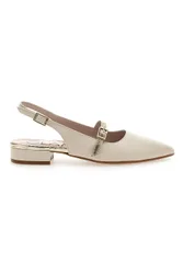 Ballerine Slingback Panna Con Cinturino Frontale 2888 38