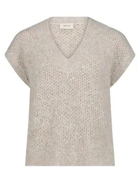 Strickpullover Kurz ohne Arm female - 42 - FashionsVida