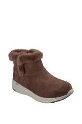 Women's On-the-GO Stellar - Cozy Step Shoe in Chocolate Size: 7 - Chocolate - Size: 7
