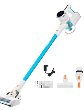 Akku-Staubsauger Invictus X7 Facelift, 14-teilig weiss blau - Genius - FashionsVida