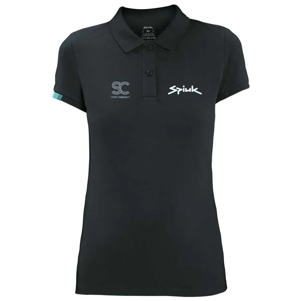 Polo A Maniche Corte Sc Community Black - Spiuk - FashionsVida