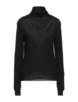 Rollkragenpullover Damen Schwarz XS Damen - LIU •JO - FashionsVida