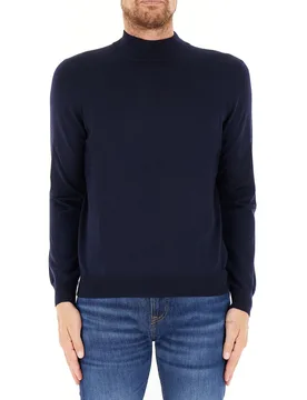 Lupetto in lana BLU SCURO 56 - Gran Sasso - FashionsVida