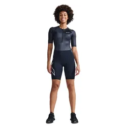 Core Short Sleeve Trisuit Black / White L Women
