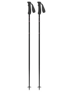 Bâtons de ski - Carbone Pure Black en Aluminium - Taille 120 cm - Noir - Komperdell - FashionsVida