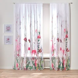 Gardine "Blumenwiese" 140 x 230 cm