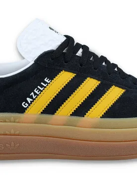 Gazelle Bold W - Sneaker - schwarz / gelb - Damen - Size: 36 2/3 - Adidas - FashionsVida