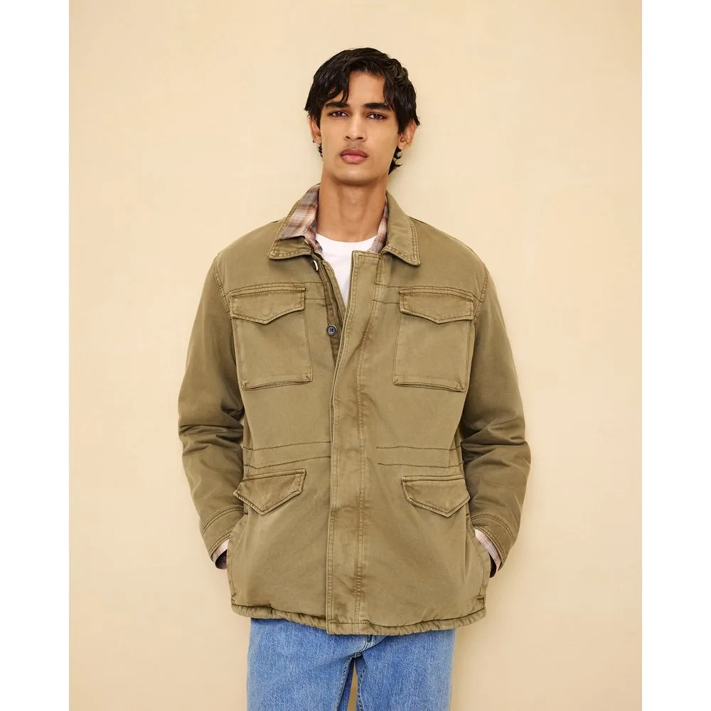 Cazadora algodón cuatro bolsillos acolchada de hombre - Easy Wear - FashionsVida