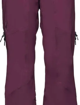 Wasserdichte, atmungsaktive Hose W Recon Lt Stretch Pants Blackberry für Damen Größe M Bordeaux - Black diamond - FashionsVida
