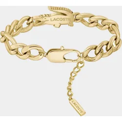 Pulsera Crocodile de amarillo con logo