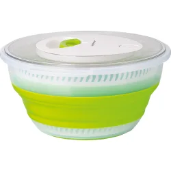 Centrifugadora de ensaladas plegable