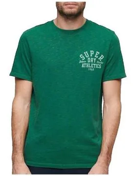 T-Shirt T-Shirt Athletic College Vert Eu M;Eu L;Eu Xl Male - Superdry - FashionsVida