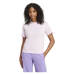 Maglietta A Maniche Corte Essentials Small Logo Cotton Clear Pink / White XL