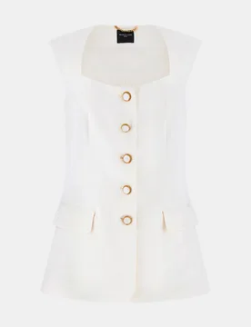 Gilet donna bianco - MARCIANO BY GUESS - FashionsVida